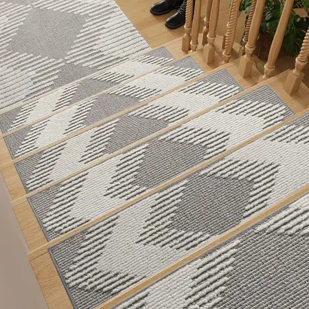 3D Peel and Stick Stair Treads for Wooden Steps Indoor