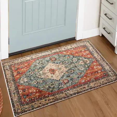 Washable Small Rugs for Entryway Doormat Indoor Entrance